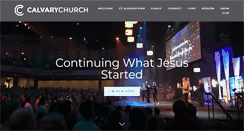Desktop Screenshot of calvary-church.com